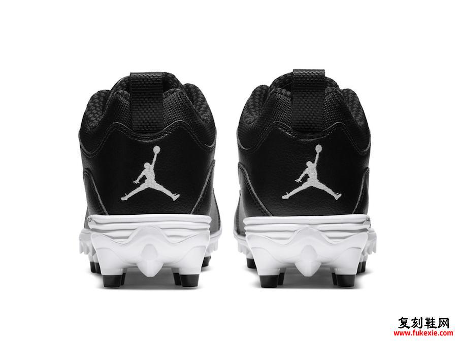Air Jordan 10 Black White Baseball Cleats发售日期
