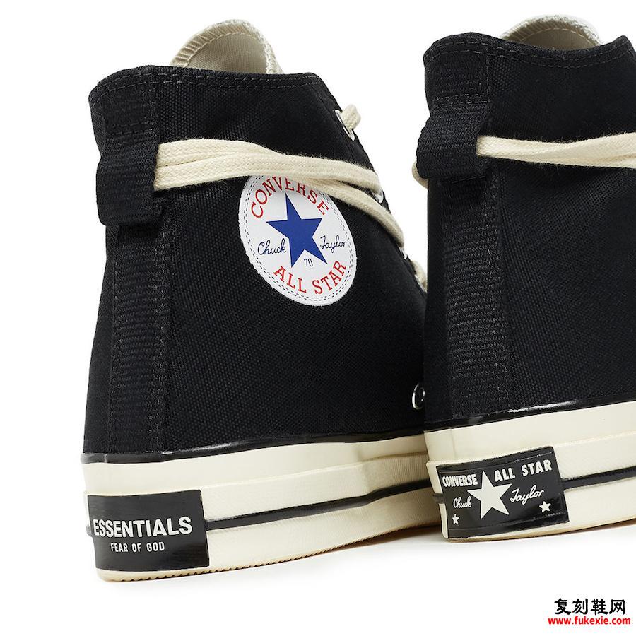 Fear of God Essentials Converse Chuck 70 2020发售日期