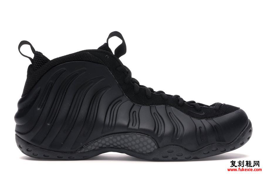 独家：耐克Air Foamposite One'Anthracite'Returning Holiday 2020 货号：314996-001