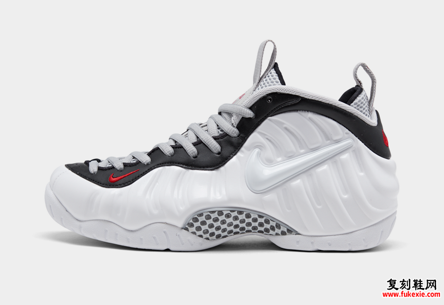 Nike Air Foamposite Pro White University Red Black 624041-103 Release Info