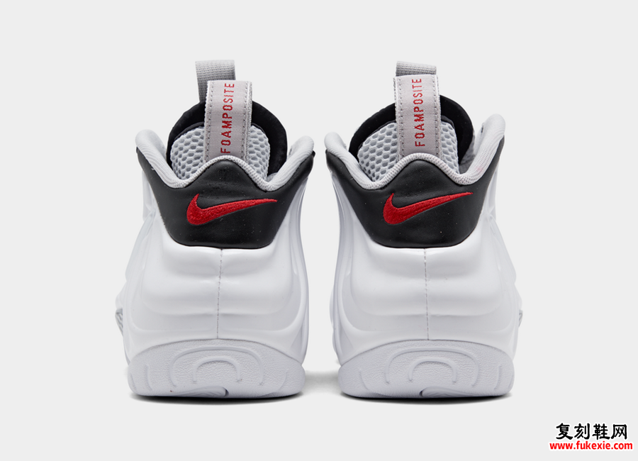 Nike Air Foamposite Pro White University Red Black 624041-103 Release Info