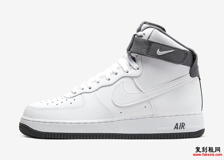 Nike Air Force 1 High White Charcoal CD0910-100发售日期