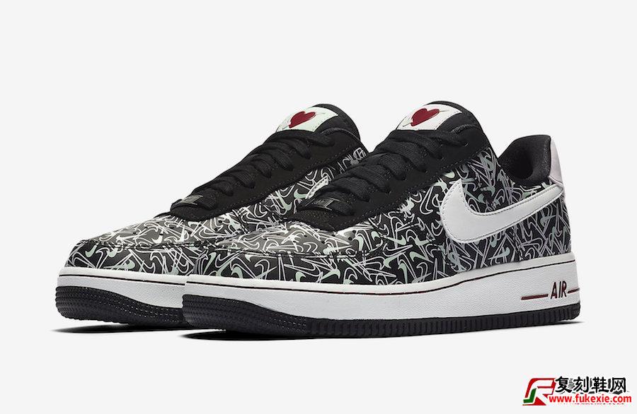 这款Nike Air Force 1 Low庆祝情人节 货号：BV0319-002