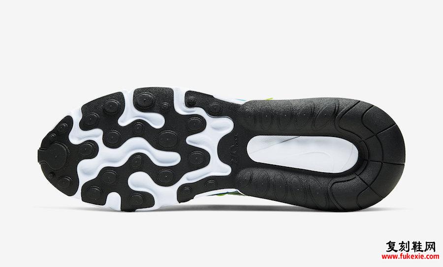 Nike Air Max 270 React在'Oracle Aqua'中亮相 货号：CJ0579-001
