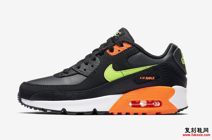 Nike Air Max 90 Black Orange Volt CV9643-001发售日期