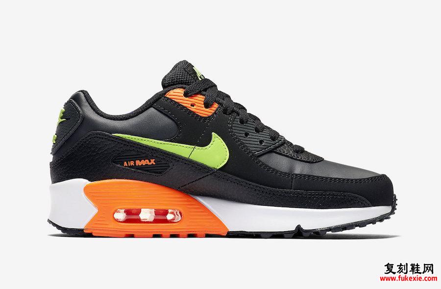 Nike Air Max 90 Black Orange Volt CV9643-001发售日期