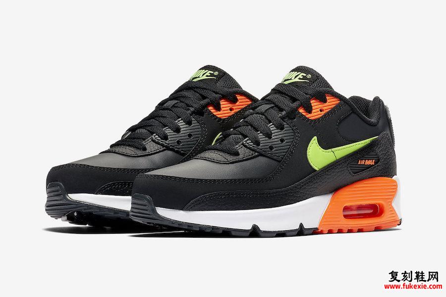 Nike Air Max 90 Black Orange Volt CV9643-001发售日期