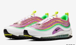Nike Air Max 97白色粉色绿色金色黄色CW5591-100发售日期信息