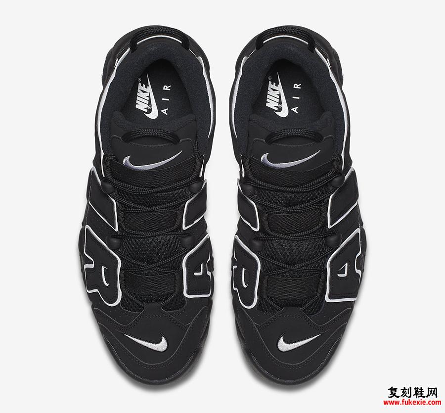 Nike Air More Uptempo OG Black White 2020 414962-002发售日期