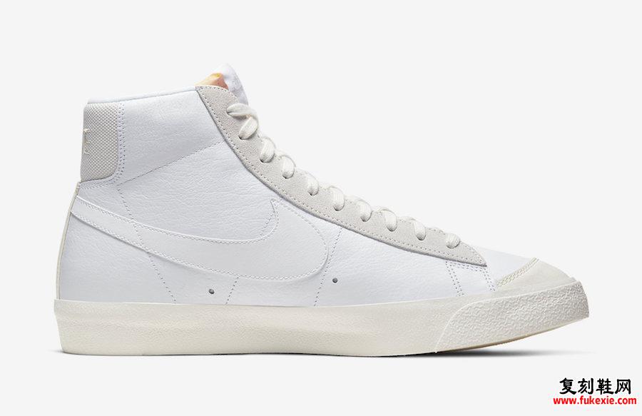 Nike Blazer Mid 77 Vintage White Platinum Tint CW7583-100发售日期