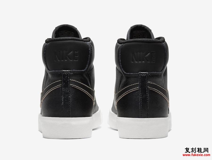 Nike Blazer Mid Patina黑色CU6679-001发售日期
