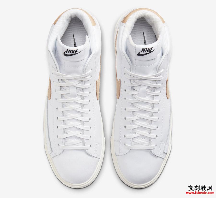 Nike Blazer Mid Patina White CU6679-001发售日期