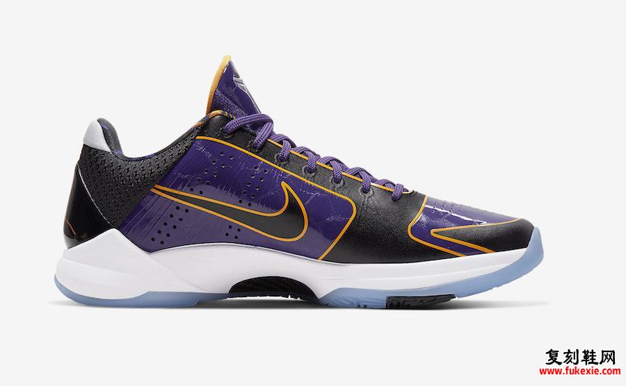 Nike Kobe 5 Protro Lakers CD4991-500发售日期