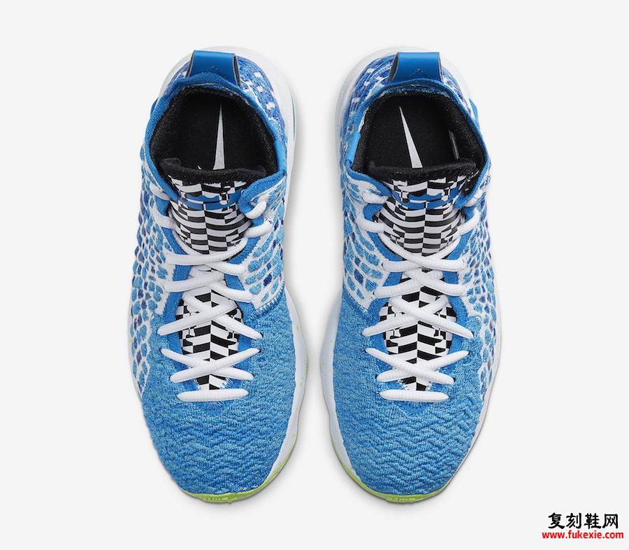 詹姆斯17 Nike LeBron 17'Photo Blue'发售日期 货号：BQ5594-434