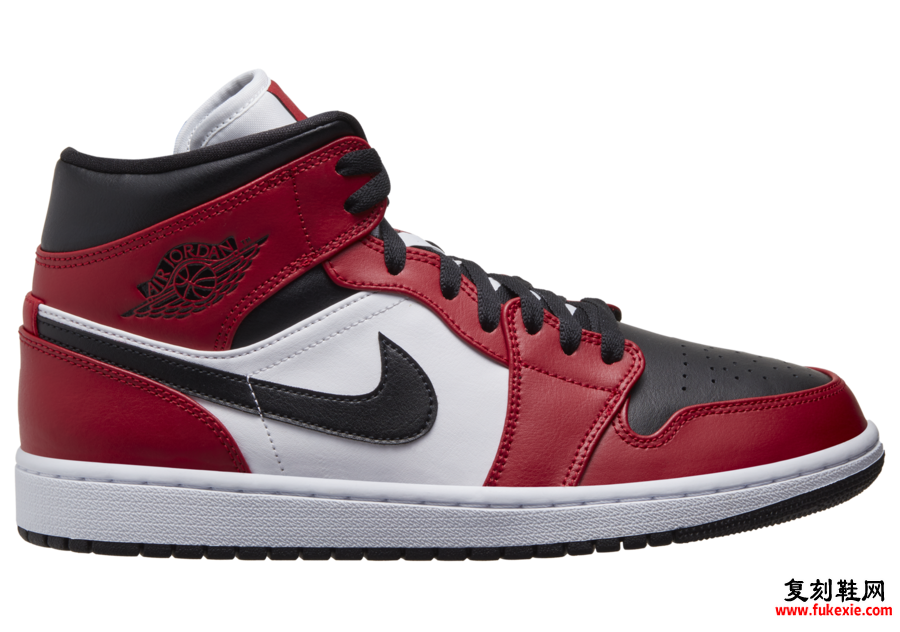 Air Jordan 1 Mid Chicago Black Toe 554724-069发售日期