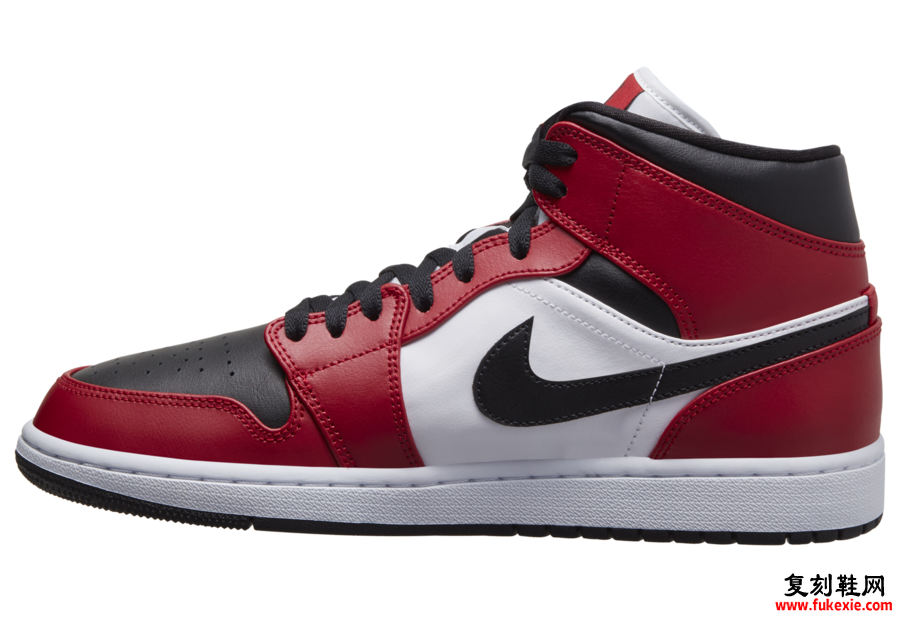 Air Jordan 1 Mid Chicago Black Toe 554724-069发售日期