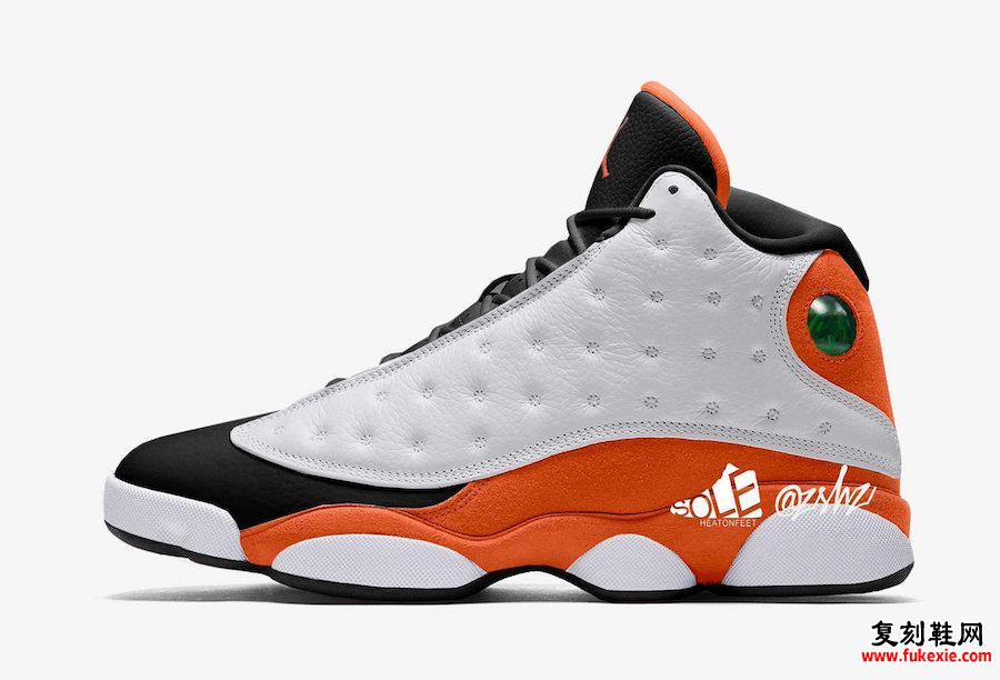 Air Jordan 13 White Black Starfish 2021发售日期