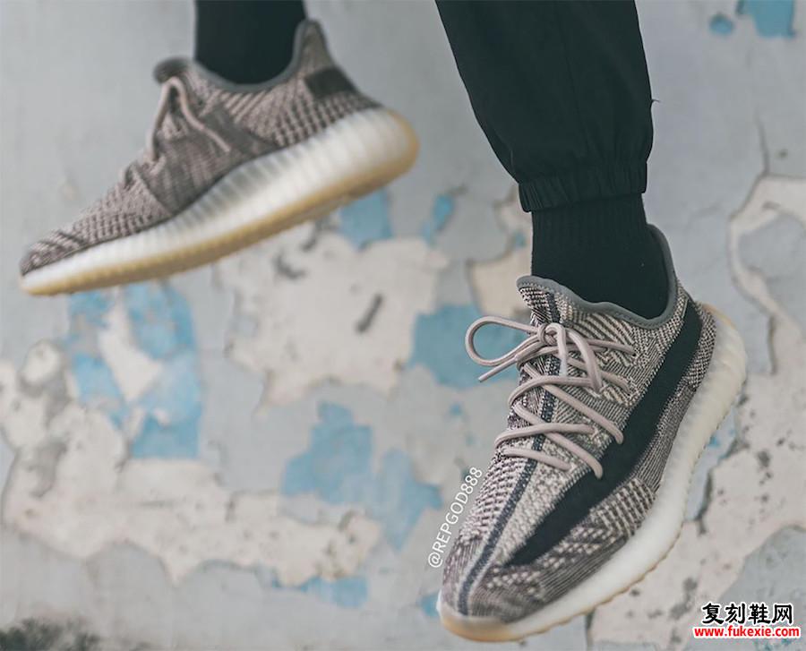 adidas Yeezy Boost 350 V2 Zyon FZ1267上脚