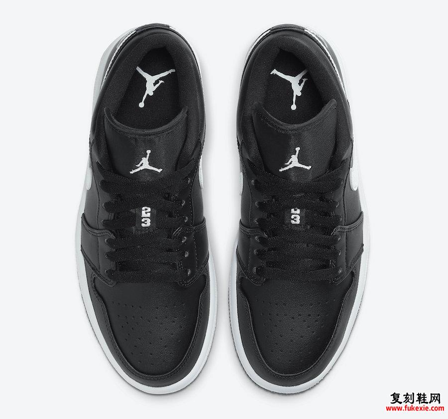 Air Jordan 1 Low Black White AO9944-001发售日期