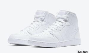 Air Jordan 1 Mid Triple White 554724-130发售日期