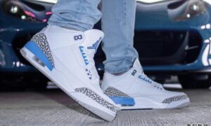 Air Jordan 3 UNC CT8532-104 On Feet