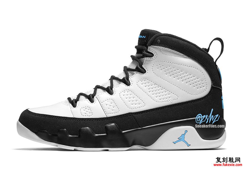 Air Jordan 9 White Black University Blue CT8019-140发售日期