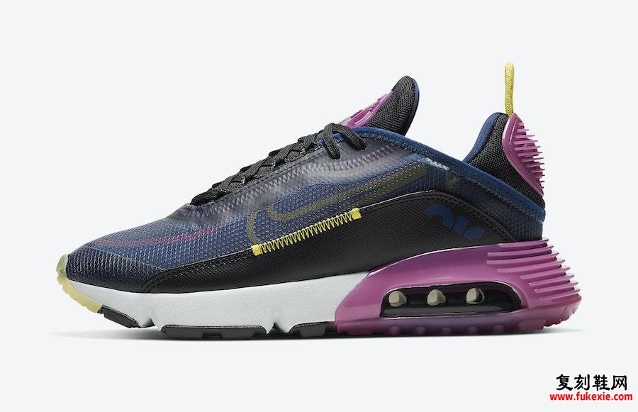 Nike Air Max 2090 Navy Magenta Yellow CK2612-400发售日期