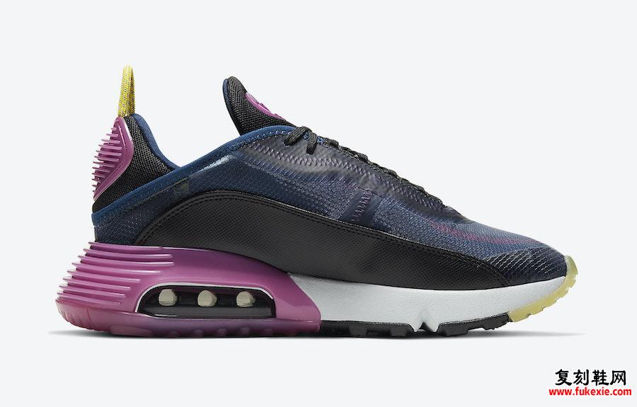 Nike Air Max 2090 Navy Magenta Yellow CK2612-400发售日期