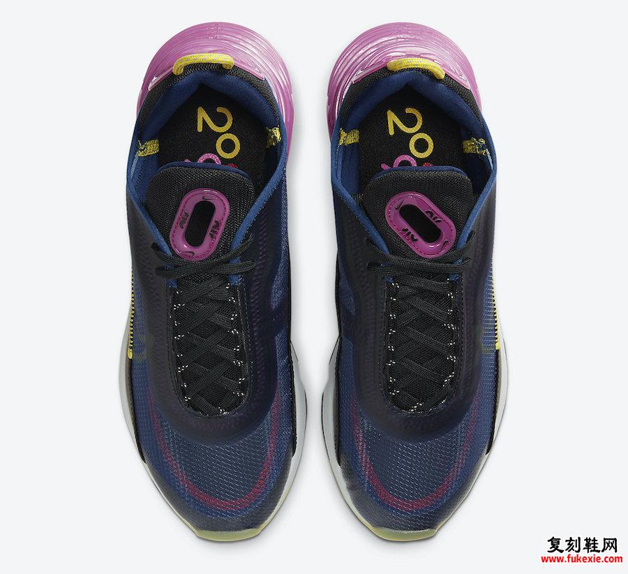 Nike Air Max 2090 Navy Magenta Yellow CK2612-400发售日期