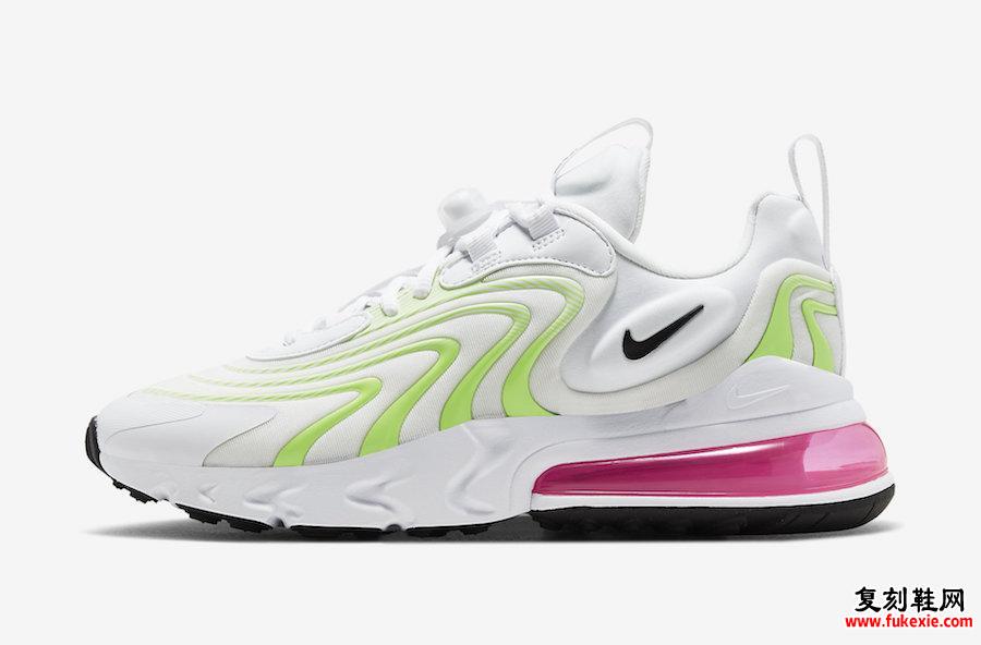 Nike Air Max 270 React ENG White Volt Pink CK2608-100发售日期