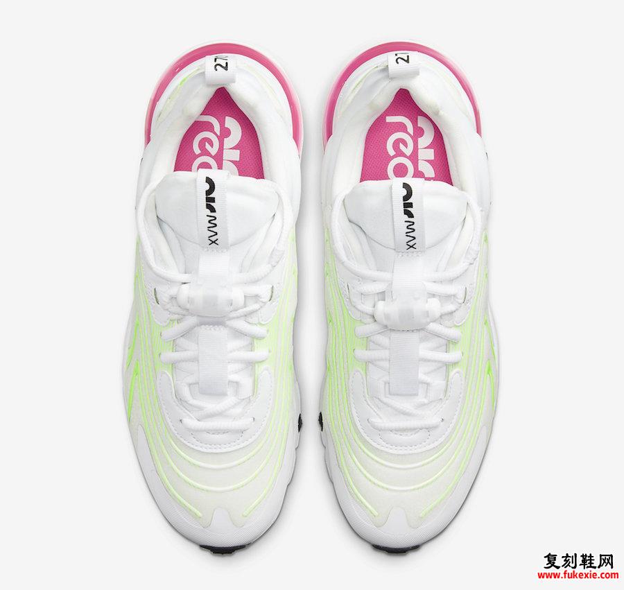 Nike Air Max 270 React ENG White Volt Pink CK2608-100发售日期