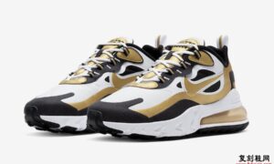 Nike Air Max 270 React White Black Gold CW7298-100 Release Date Info