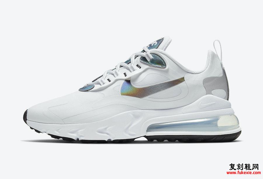 Nike Air Max 270 React White Iridescent CZ7376-100发售日期