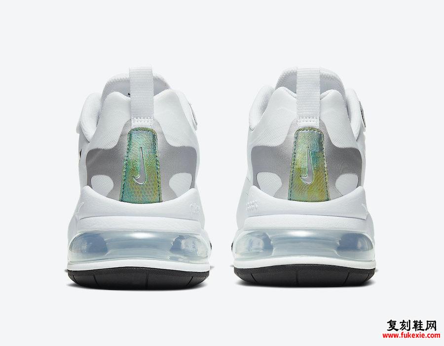 Nike Air Max 270 React White Iridescent CZ7376-100发售日期