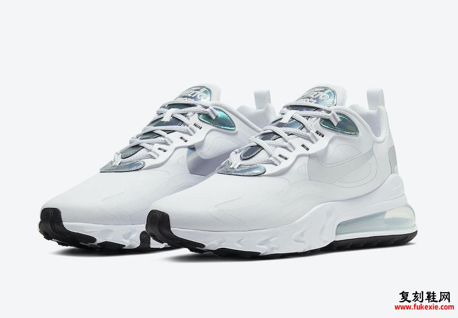 Nike Air Max 270 React White Iridescent CZ7376-100发售日期