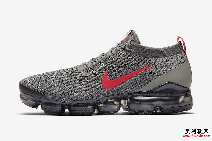 Nike Air VaporMax 3.0 Gray Crimson CT1270-001发售日期