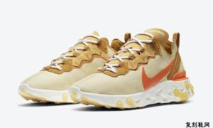 Nike React Element 55 Team Gold鲜橙色CZ3595-781发售日期