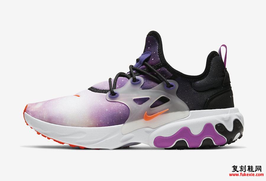 Nike React Presto Galaxy Big Bang CN7664-002发售日期信息