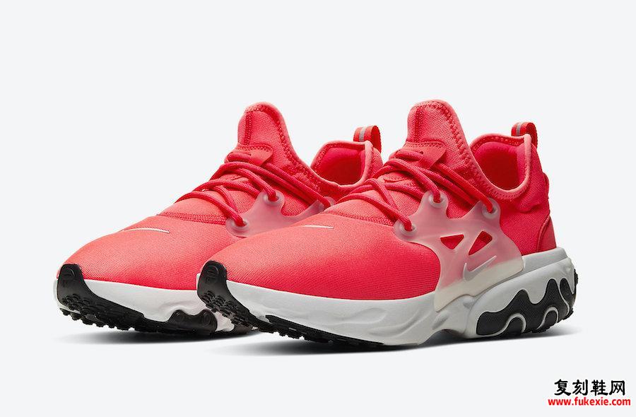 Nike React Presto Laser Crimson CK4538-600发售日期