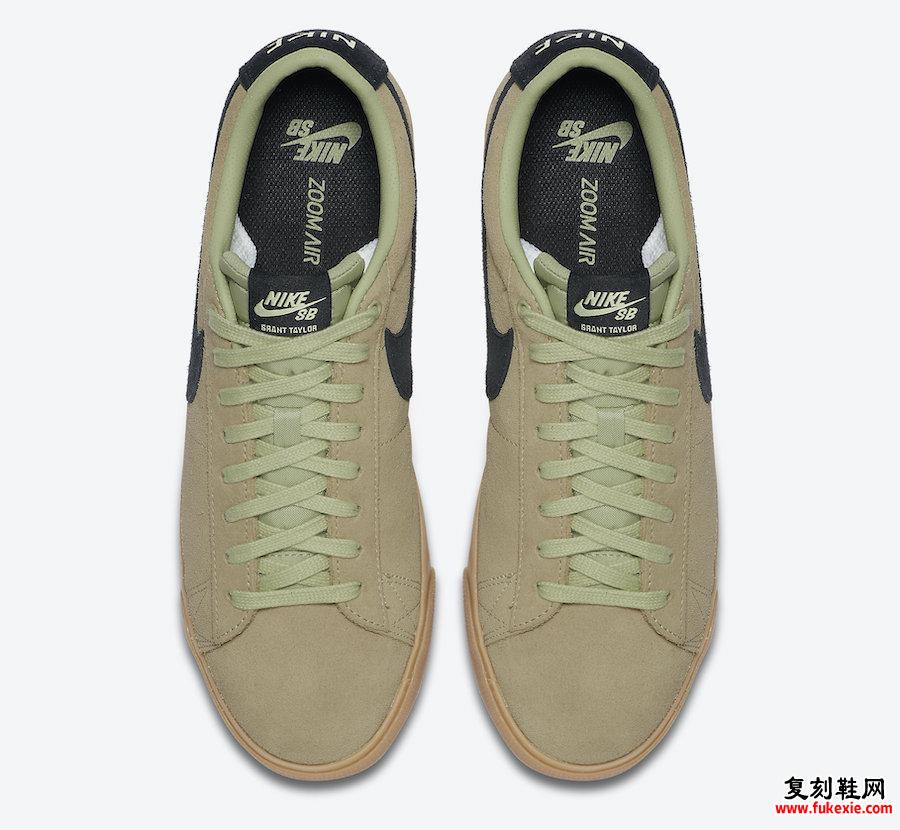 Nike SB Blazer Low Olive Aura 704939-303发售日期