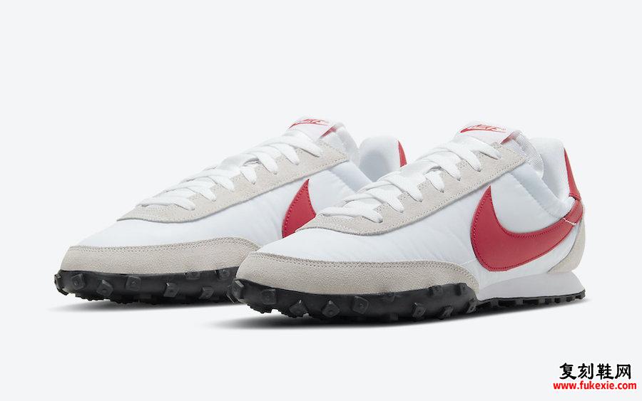 Nike Waffle Racer White Red Grey CN8116-100发售日期