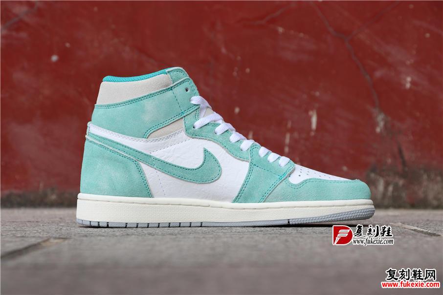 乔1蒂芙尼薄荷绿乔丹/Air Jordan  AJ1 乔丹1代 乔丹1  Air Jordan 1 “Turbo Green”