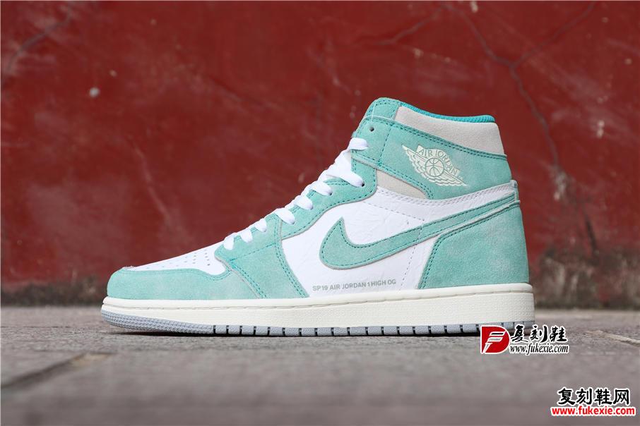 乔1蒂芙尼薄荷绿乔丹/Air Jordan  AJ1 乔丹1代 乔丹1  Air Jordan 1 “Turbo Green”