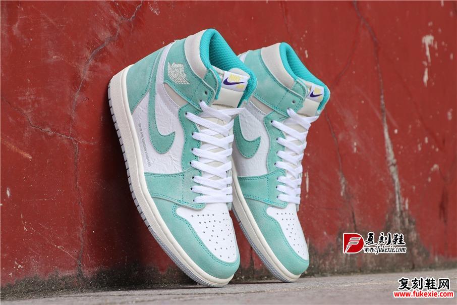 乔1蒂芙尼薄荷绿乔丹/Air Jordan  AJ1 乔丹1代 乔丹1  Air Jordan 1 “Turbo Green”