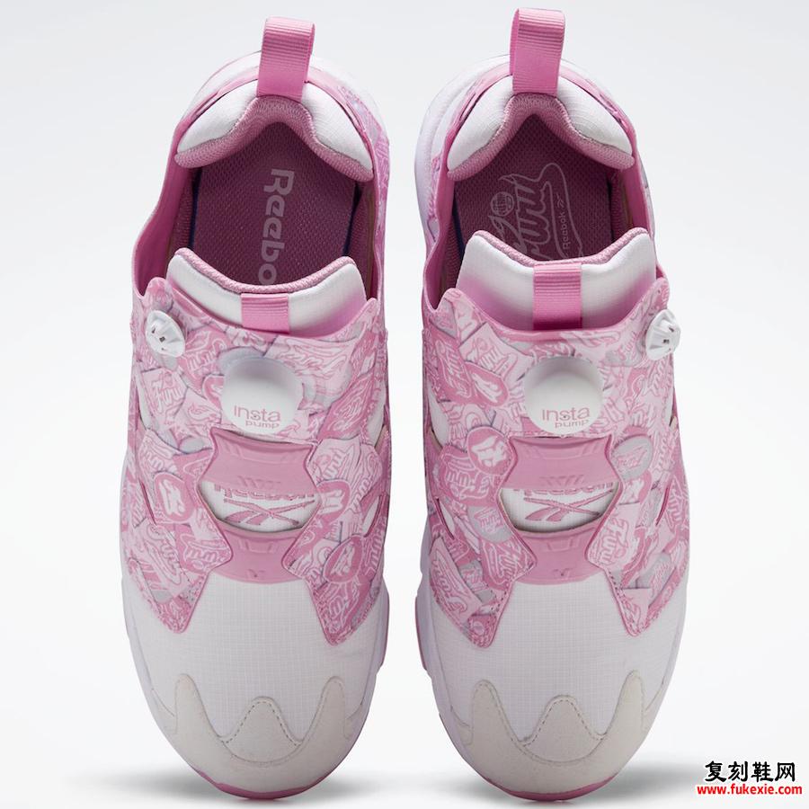 Reebok Instapump Fury粉红白色EH0971发售日期信息