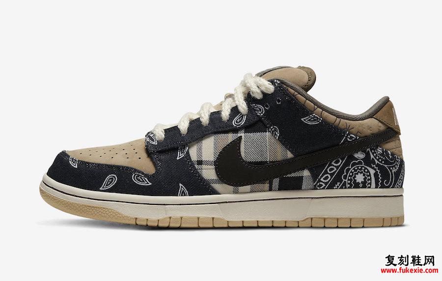 Travis Scott x Nike SB Dunk Low Might即将在SNKRS上发布 货号：CT5053-001