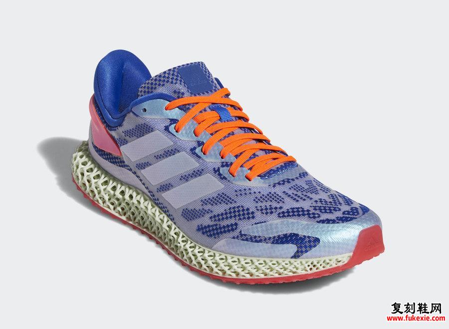 adidas 4D Run 1.0 Glory Blue FW1231发售日期