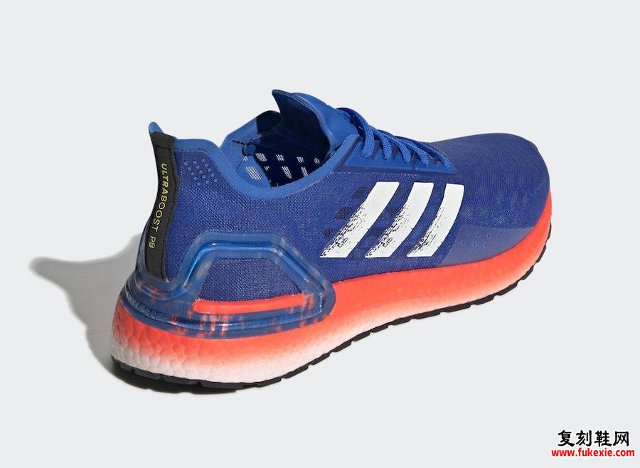 adidas Ultra Boost PB Glory Blue Solar Red EF0893发售日期