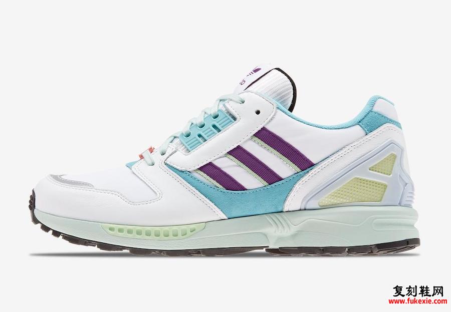 adidas ZX 8000 White Aqua EF4366发售日期