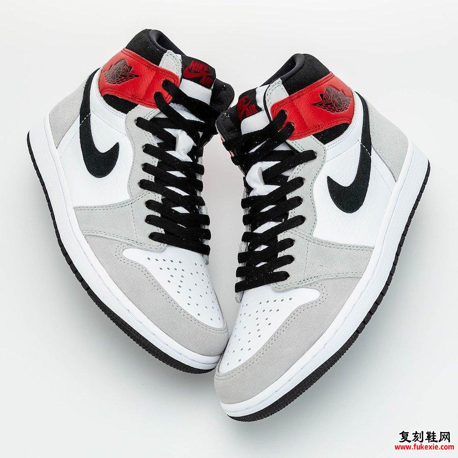 Air Jordan 1 High OG浅烟灰色555088-126 2020发布信息